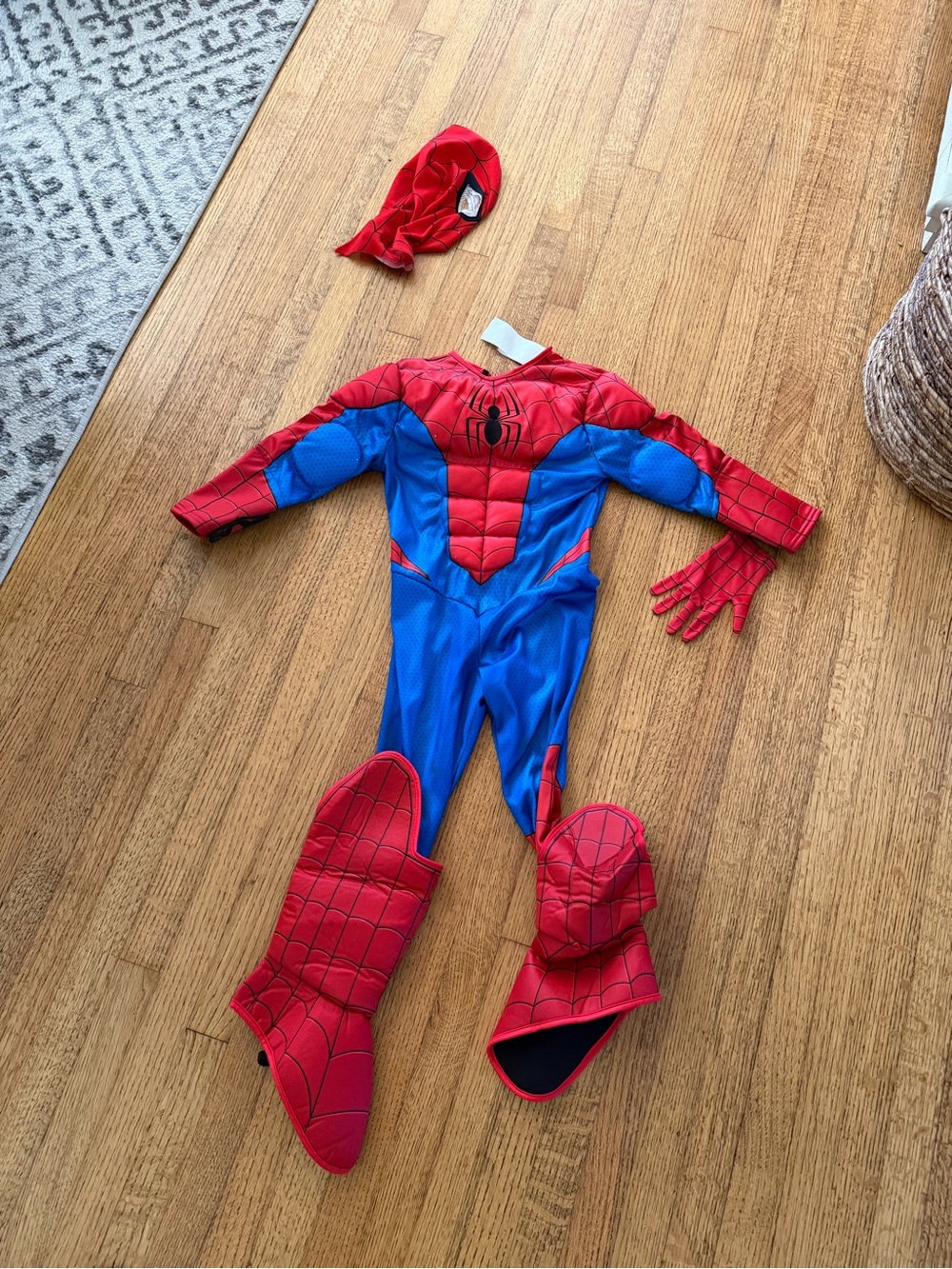 Kids Red & Blue Spider Superhero Costume - Classic Spider Design